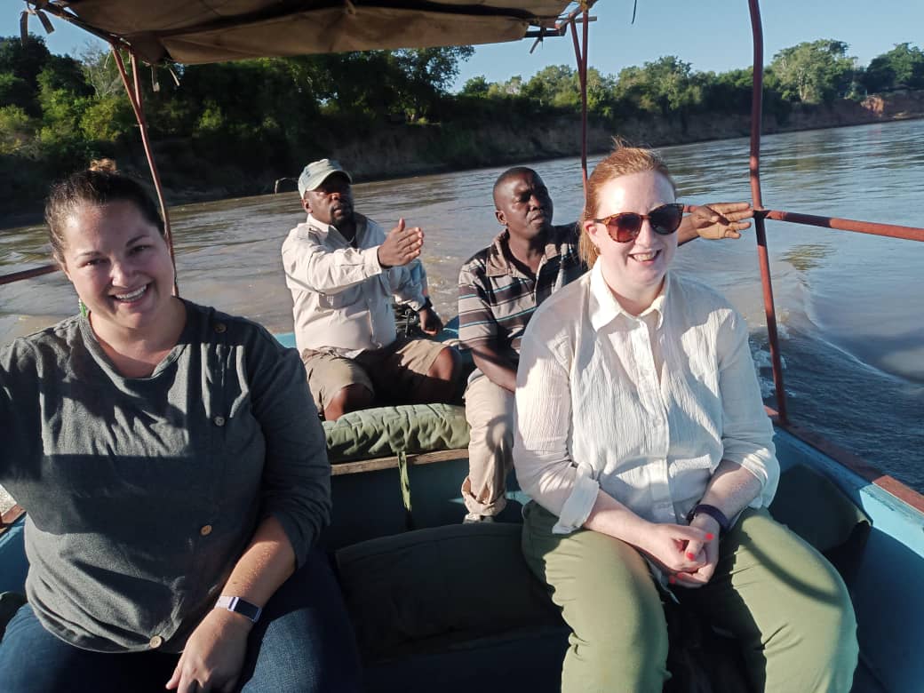 Boat safari on Tanzanian waters