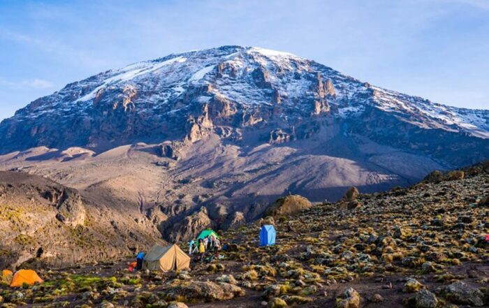 The height of Mount Kilimanjaro