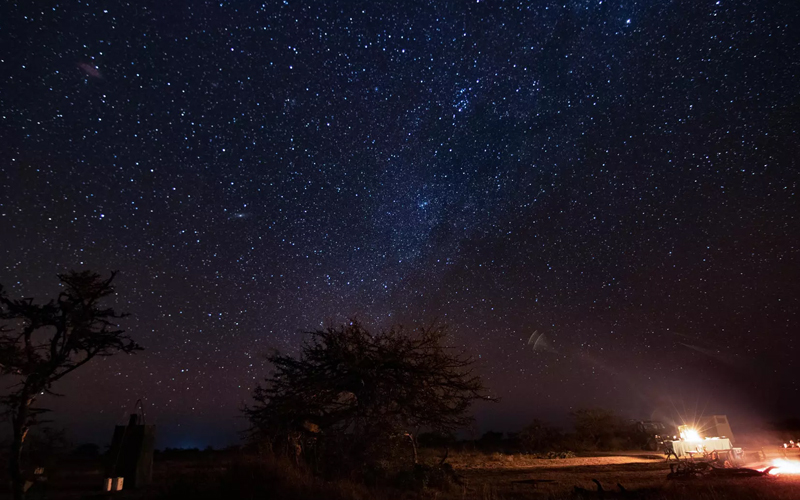 A Night Game Drive In Serengeti