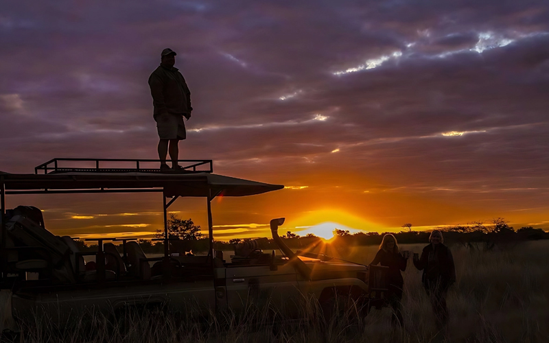 A Night Game Drive In Serengeti